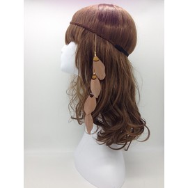 Women Lady Bohemian Tassels Hairband Headwear Hippie Feather Headband Hair Hoop Handmade Indian Fascinator Headband Hair Bands Headdress Hair Accessories (B#) 