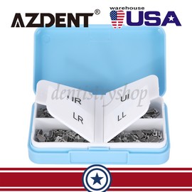 AZDENT 50 Sets AZDENT Dental Orthodontic Buccal Tube 1st Molar Roth 022 Bondable Tube