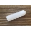 NATURAL WHITE AGATE SINGLE TERMINATED GEMSTONE CRYSTAL PENCIL POINT (ONE)