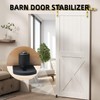 Akso Aoyupe Barn Sliding Door Floor Fixed Rails, Adjustable Stay