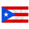 Large Puerto Rico Flag,3x5 FT Puerto Ricon 75D Outdoor Banner,