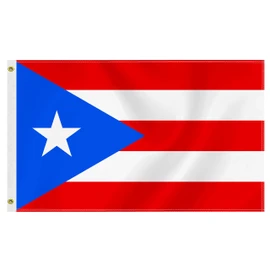 Large Puerto Rico Flag,3x5 FT Puerto Ricon 75D Outdoor Banner, Decor for Garden Yard Car Truck with Brass Grommet
