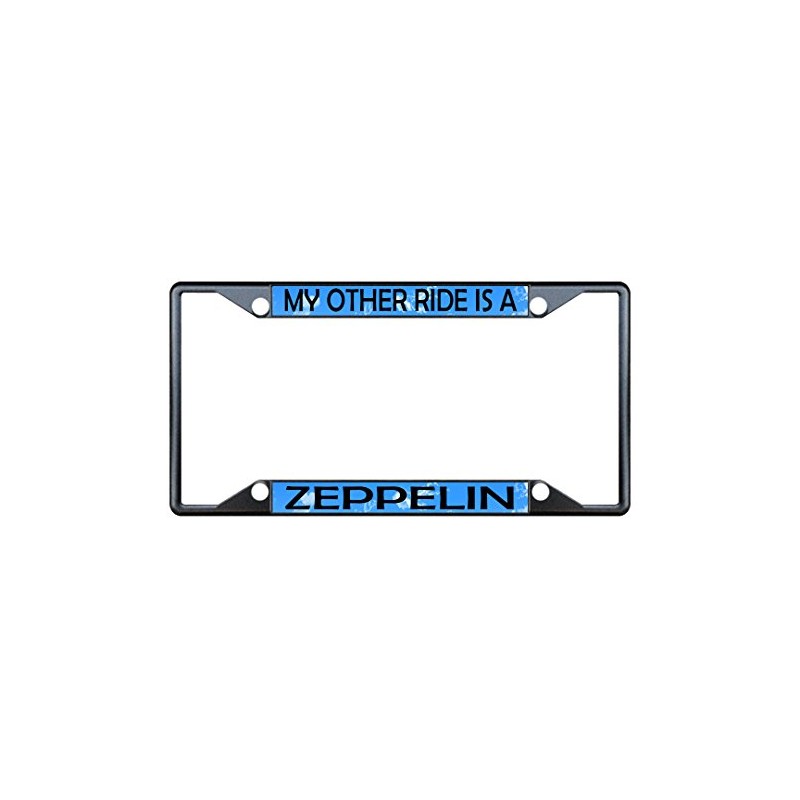 Fastasticdeals My Other Ride is A Zeppelin License Plate Frame