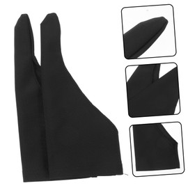 BUGUUYO Anti-sweat Finger Cots 4 Pack Gloves Thumb Guard Nail Biting for Artists Athletes