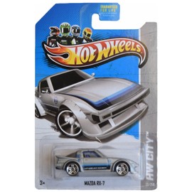 Hot Wheels Mazda RX-7 - City 22/250 - Treasure Hunt Silver