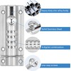 2Pcs Combination Locking Bolt, Heavy Duty Gate Bolt with Screws,