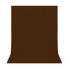 Easy-Going 5Wx7L ft Brown Background Muslin Backdrop, Photo Studio, Collapsible