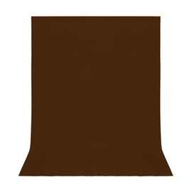 Easy-Going 5Wx7L ft Brown Background Muslin Backdrop, Photo Studio, Collapsible High Density Screen for Video Photography and Television