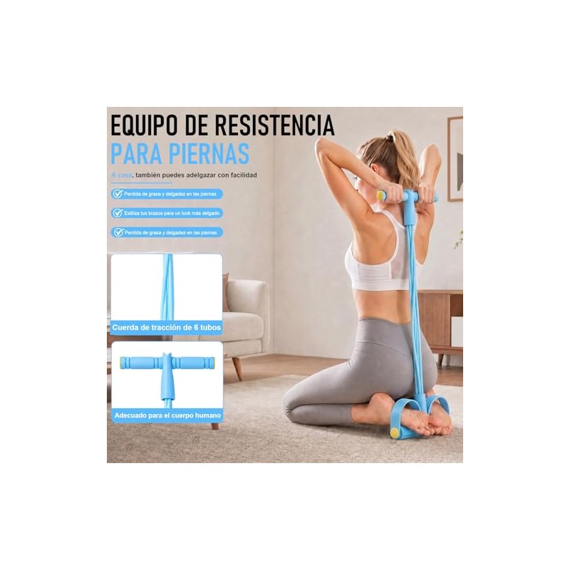 Bandas de Resistencia Elasticas, 8PCS Cuerda Tensión Multifunción, Extractor de