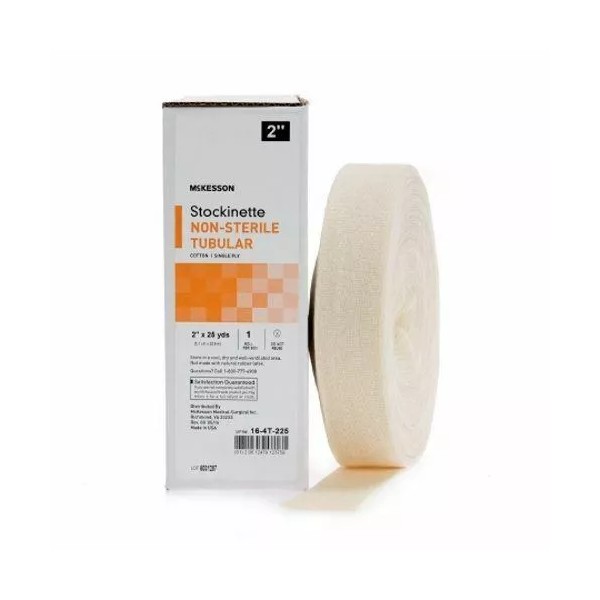 McKesson Stockinette Tubular McKesson 2 Inch X 25 Yard Cotton