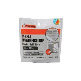 Weatherstrip, 17 ft, White