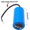 Tnisesm 40uF CBB60 Run Capacitor 450V AC 2 Wires for
