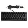 USB Wired Gaming Keyboard 60 Percent RGB Backlight 61 Keys