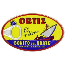 Ortiz Bonito Del Norte - White Tuna in Olive Oil, 3.95-Ounce Tins (Pack of 4) by Ortiz