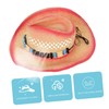 Healeved Straw Cowboy Hat for Men and Women Lightweight Breathable