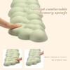 Ergonomic Memory Foam Cloud Keyboard Wrist Rest - Green Support