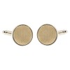 cravateSlim Cufflinks Beige, beige