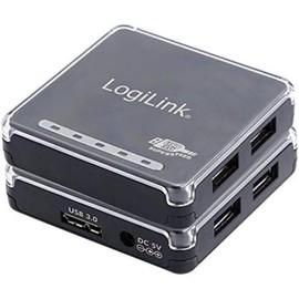 LogiLink USB 3.0 Super-Speed 4-Port Hub - hub - 4 ports - desktop
