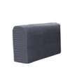 Levemolo 2pcs Dark Grey Elastic Sofa Armrest Protective Towels for
