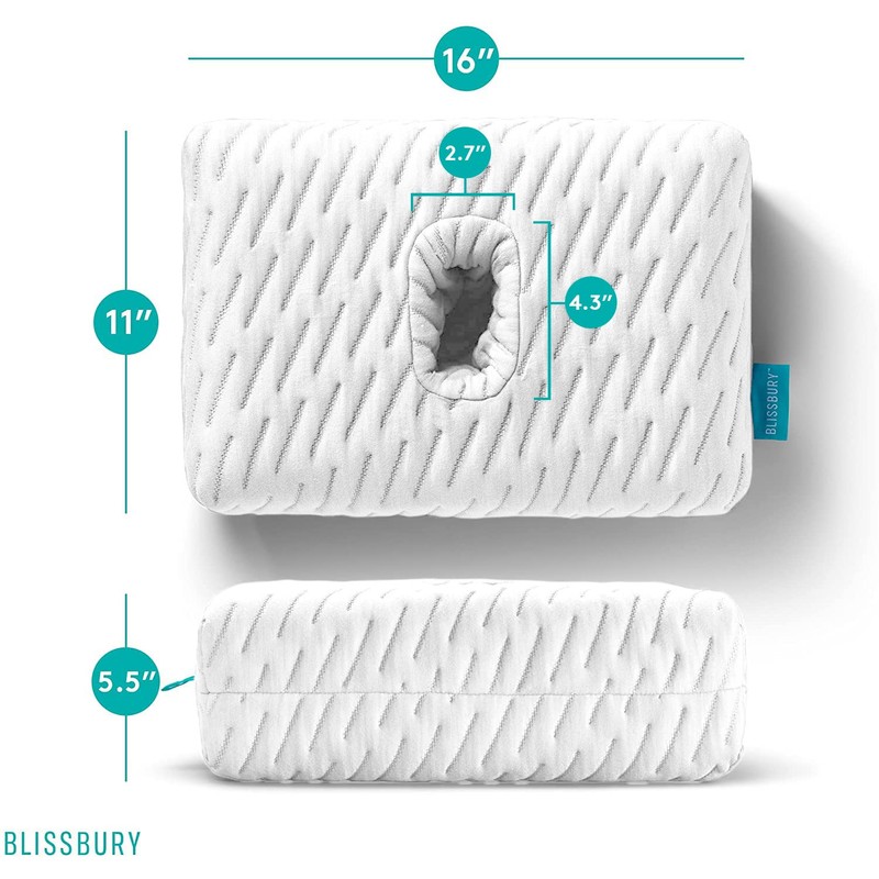 BLISSBURY Mini Ear Pillow (White)