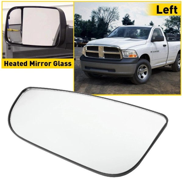 Unbranded Driver Side Left Rear View Mirror Glass Heated for