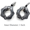 Barbell Clamps Dumbbell Spinlock Collars Clips for Standard Weight Lifting