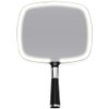 Mirrorvana Espejo de Mano Iluminado con asa, diseño de Mango