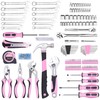 FASTPRO 225-Piece Pink Tool Set, SAE & Metric Mechanics Hand