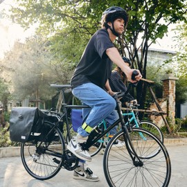 Vincita Triton Waterproof Cargo Bag - 17l-20 L - Bike Bags For Bicycles - Bicycle Accessories - Bike Pannier Bags (Black)