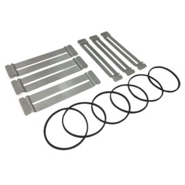 2WMusic Guitar Fingerboard Guards Fret Finger Guard Luthier Tool Fretboard Protector with 12 Rubber Band Guitar Fret Dressing Polishing Kit for Guitar Bass Accessories