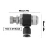 Briny River 2pcs Air Flow Control Valve Connector Push in