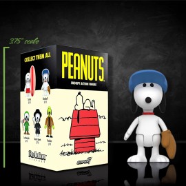 Super7 Baseball Player Snoopy Super7 "All Snoopy Wave" Action Figure | 3.75 | LOOSE