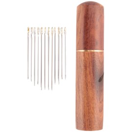 Ahvqevn Self Threading Needles for Hand Sewing Machine Needles for Seniors, Easy Side Threading Stitch Pin A