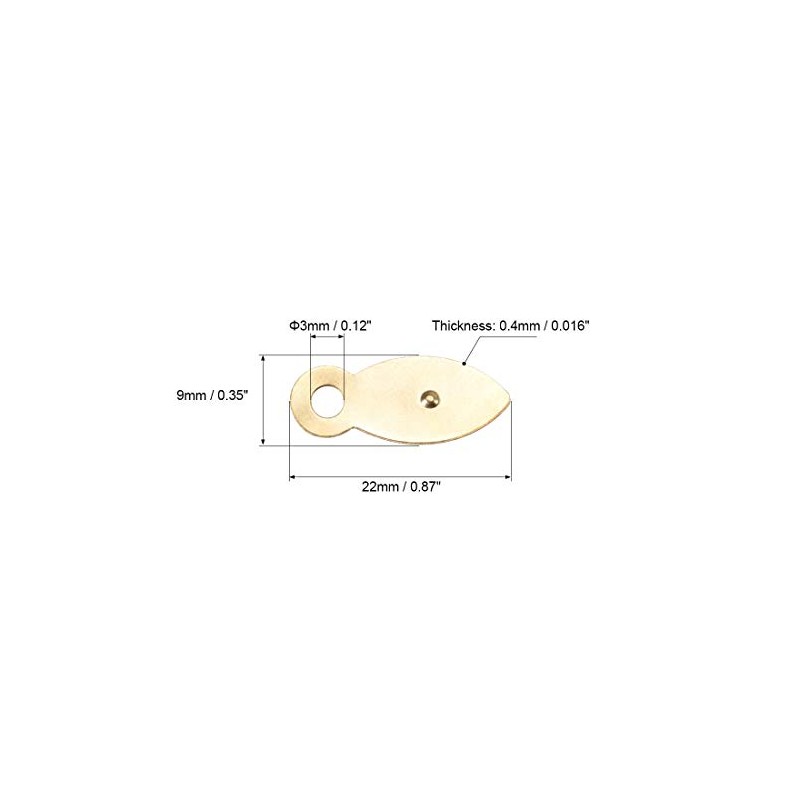 sourcing map Frame Turn Button, 7/8" Metal Flat with Screws