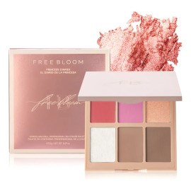 Paleta 6 En 1 Colorete E Iluminador Paletas Maquillaje