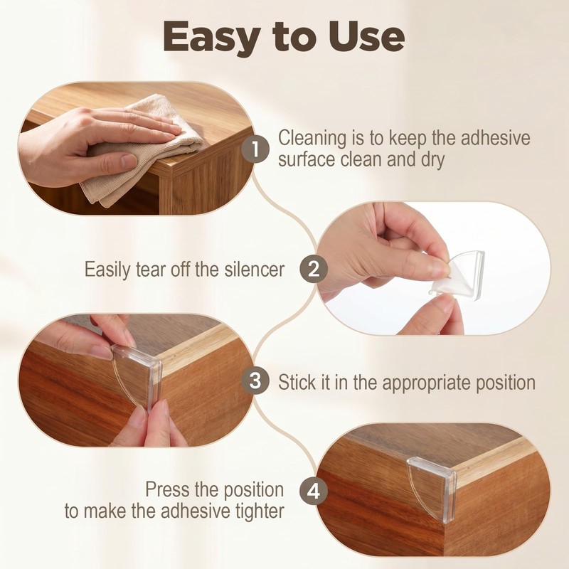10 Pcs Corner Protectors, Clear Table Protectors, Furniture Corner Guards,