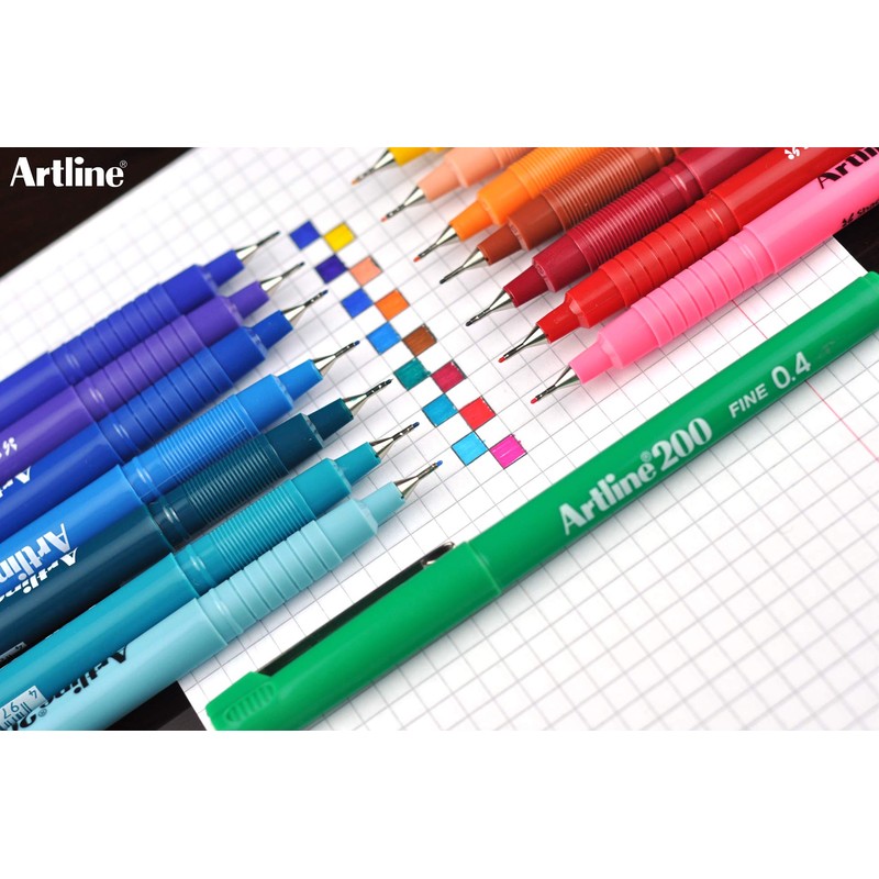Artline 200 Technical Drawing Fineliner - Royal Blue by Shachihata