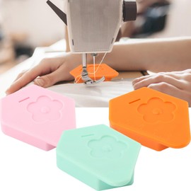 3PCS Magnetic Seam Guide for Sewing Machine, Polygonal Magnet Seam Hemmer Guide with Scale, Multifucntional Hem Guide for Sewing Making Machine, Sewing Supplie Accessories