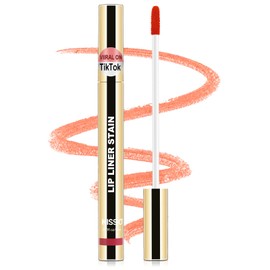 KISSIO Lip Liner, Peel Off Lip Liner, übertragungsbeständig, langlebig und wasserfest, Lippenfarbe, natürliche Make-up-Tönung, matte Oberfläche, Inlove