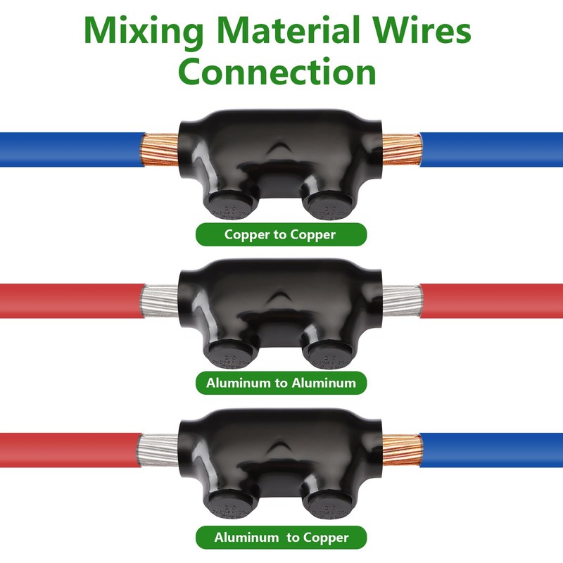 Wengart nsulated Inline Splice Connector QMS-D2/0-1, 2/0-6 AWG Wire Range,