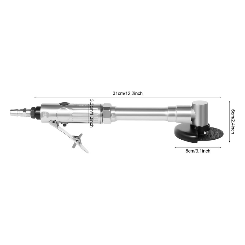 AGULIUM 3-Inch Air Cut off Tool, Long Handle Pneumatic Cut