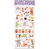 Valentine Animals Stickers by Violette Stickers, Red