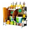 yuqing.fc Organizador Especias Condimentos Acero Inoxidable 2 Niveles