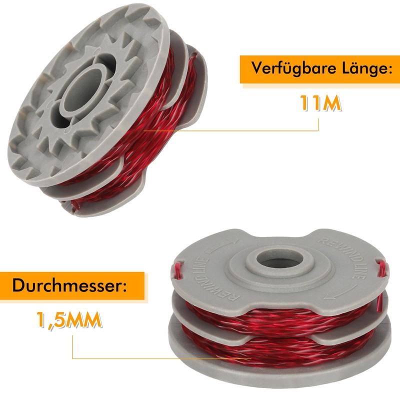 Eyoloty FLY021 599431790 Thread Spool Suitable for Flymo Contour 500