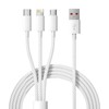 SETOLGH Multi Charging Cable,5FT 1 Pack MFi Certified 3 in