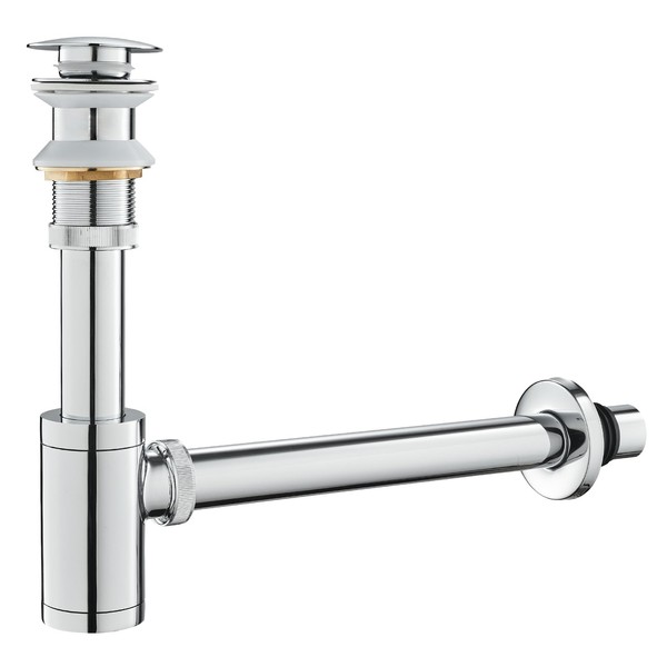 OUGOO Bathroom Sink P-Trap Complete Set, Adjustable 1-1/4 Bottle Trap,
