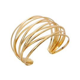 Gold Cuff Bangles for Women Bangle Bracelets Chunky Bangles Bracelets Non Tarnish Gold/Silver Bracelet for Women Trendy Jewelry Gifts