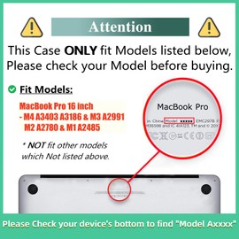 DTangLsm Compatible for MacBook Pro 16 inch Case 2024 2023-2021 M4 M3 M2 M1 Pro/Max A3403 A3186 A2991 A2780 A2485 Heavy Duty Rugged Shockproof Hard Shell Case with TPU Bumper&Keyboard Cover, Blue