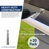 Gutter Hangers 5 inch - 20 Pack Gutter Brackets with