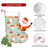 Mushroom Christmas Stocking,17.7" Xmas Fireplace Hanging Stockings Decoration Stockings for